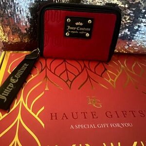 Juicy Couture Red and Black Wallet